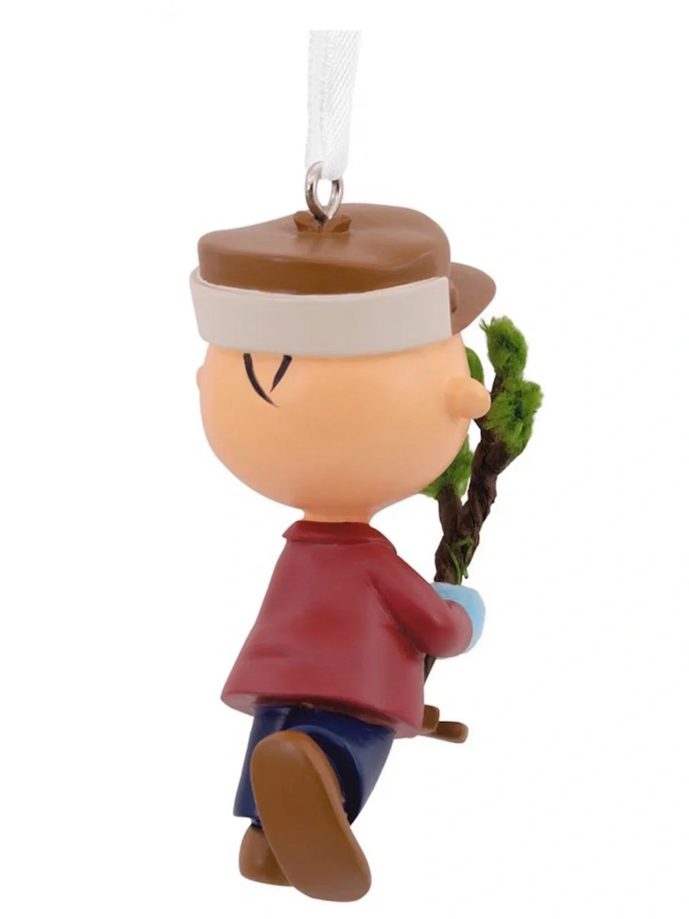 Hallmark Peanuts Charlie Brown with Tree Christmas Ornament